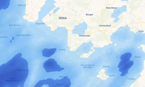 Regenradar Vorschaubild - Aktuelle Niederschläge in Magersdorf und Umgebung
