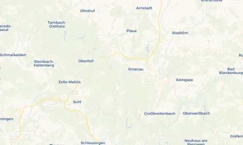Regenradar Vorschaubild - Aktuelle Niederschläge in Manebach und Umgebung