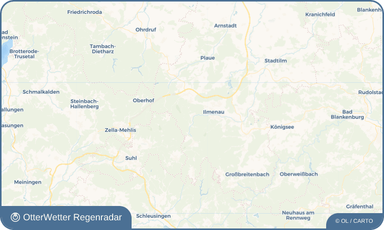 OtterWetter Regenradar-Widget Manebach