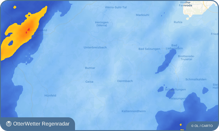 OtterWetter Regenradar-Widget Mariengart