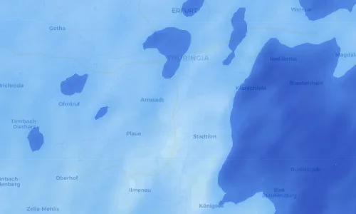 Regenradar Vorschaubild - Aktuelle Niederschläge in Marlishausen und Umgebung