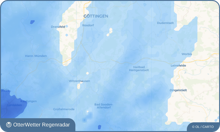 OtterWetter Regenradar-Widget Marth