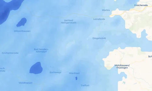 Regenradar Vorschaubild - Aktuelle Niederschläge in Martinfeld und Umgebung