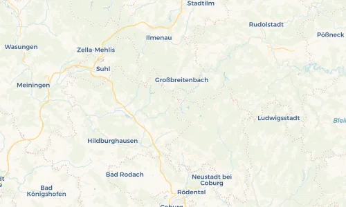 Regenradar Vorschaubild - Aktuelle Niederschläge in Masserberg und Umgebung