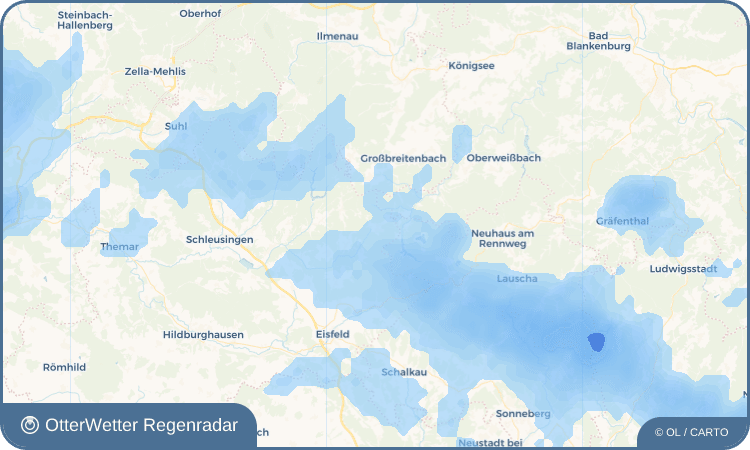 OtterWetter Regenradar-Widget Masserberg