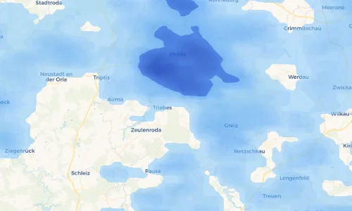 Regenradar Vorschaubild - Aktuelle Niederschläge in Mehla und Umgebung
