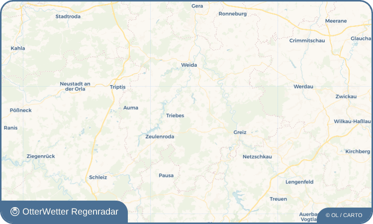 OtterWetter Regenradar-Widget Mehla
