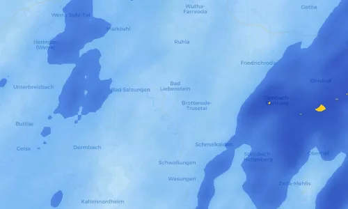 Regenradar Vorschaubild - Aktuelle Niederschläge in Meimers und Umgebung
