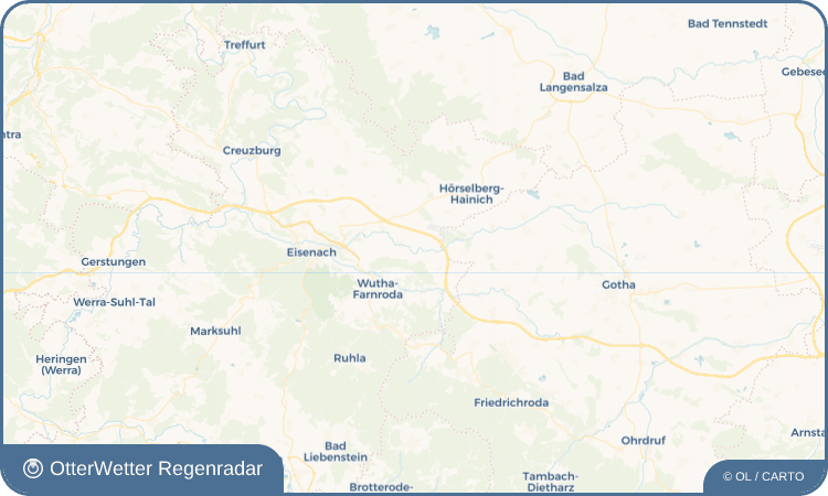 OtterWetter Regenradar-Widget Melborn
