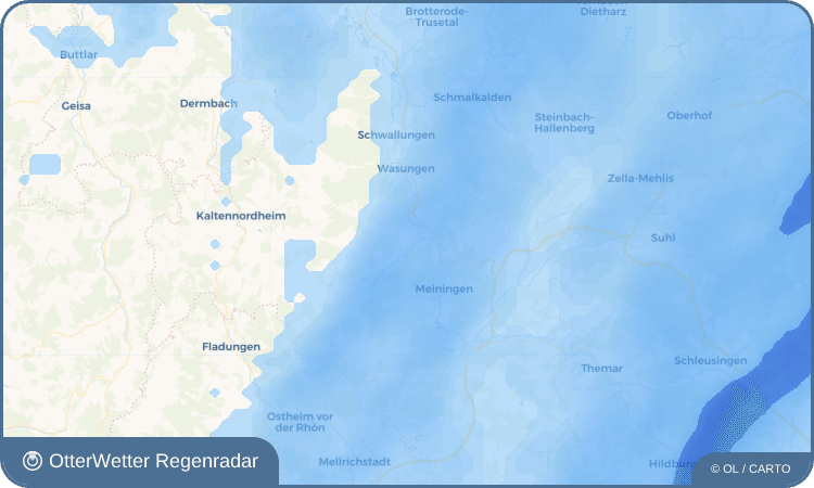Wetter-Widget-Vorschau mit Vorhersagedaten für Melkers
