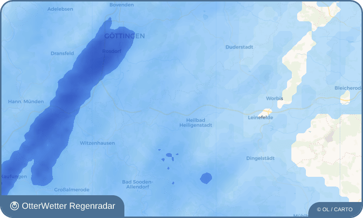 OtterWetter Regenradar-Widget Mengelrode