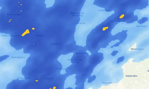 Regenradar Vorschaubild - Aktuelle Niederschläge in Mengersgereuth-Hämmern und Umgebung