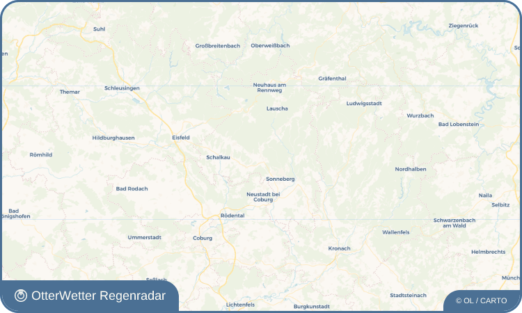OtterWetter Regenradar-Widget Mengersgereuth-Hämmern