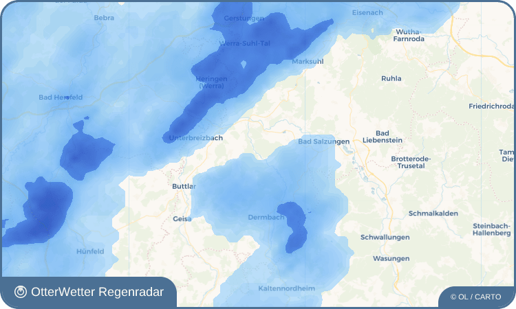 OtterWetter Regenradar-Widget Menzengraben