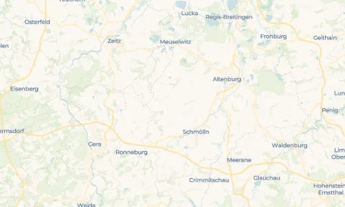 Regenradar-Vorschau: aktuelle Niederschläge in Meucha und Umgebung