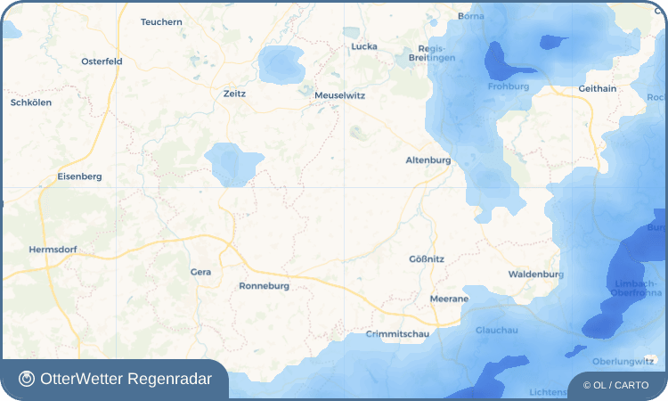 OtterWetter Regenradar-Widget Meucha