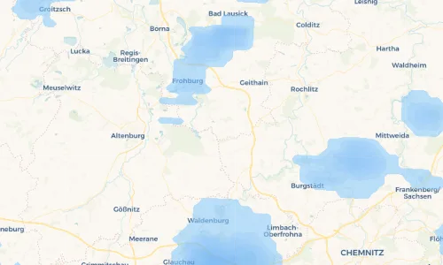 Regenradar Vorschaubild - Aktuelle Niederschläge in Meusdorf und Umgebung