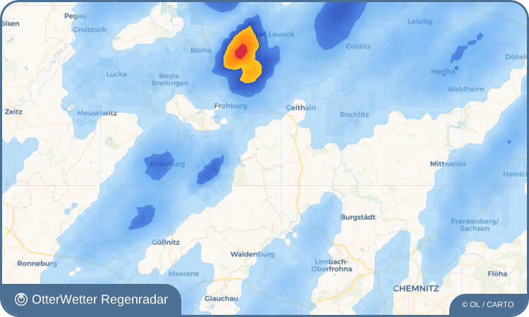 Widget-Vorschau für Meusdorf Wetter-Widget-Vorschau mit Vorhersagedaten für Meusdorf