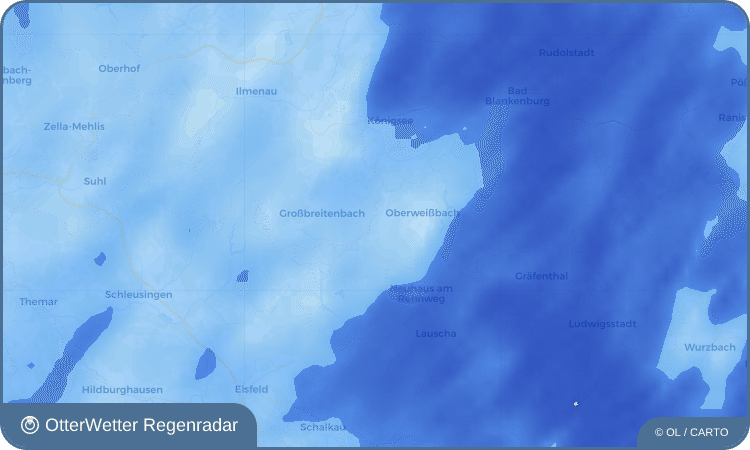 OtterWetter Regenradar-Widget Meuselbach-Schwarzmühle