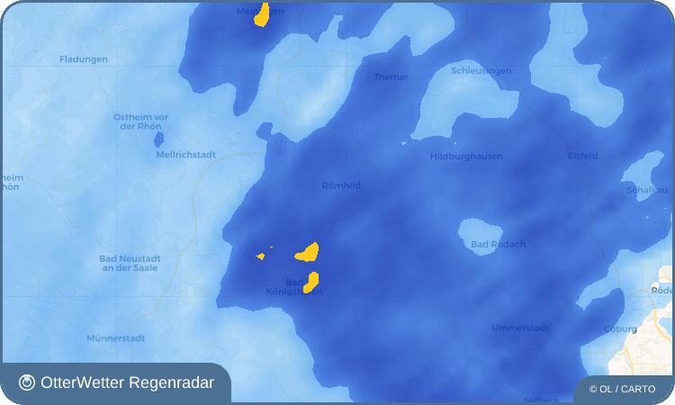 OtterWetter Regenradar-Widget Milz