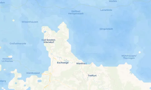 Regenradar Vorschaubild - Aktuelle Niederschläge in Misserode und Umgebung