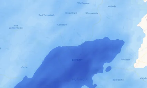 Regenradar Vorschaubild - Aktuelle Niederschläge in Mittelhausen und Umgebung