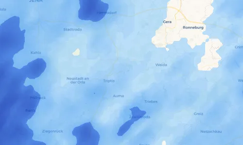 Regenradar Vorschaubild - Aktuelle Niederschläge in Mittelpöllnitz und Umgebung