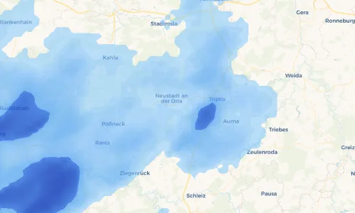 Regenradar Vorschaubild - Aktuelle Niederschläge in Moderwitz und Umgebung