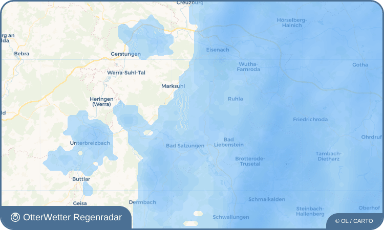 Wetter-Widget-Vorschau mit Vorhersagedaten für Möhra