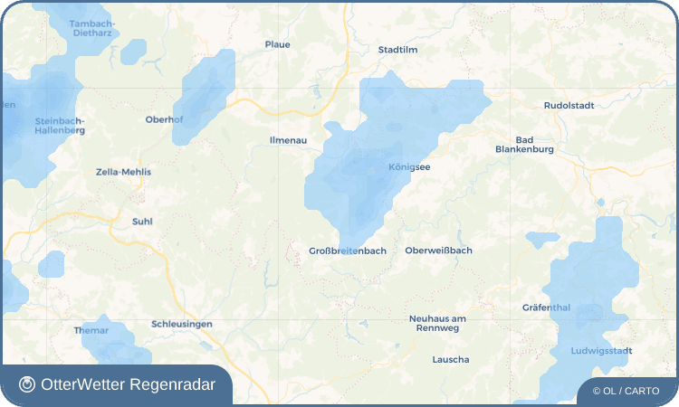 OtterWetter Regenradar-Widget Möhrenbach