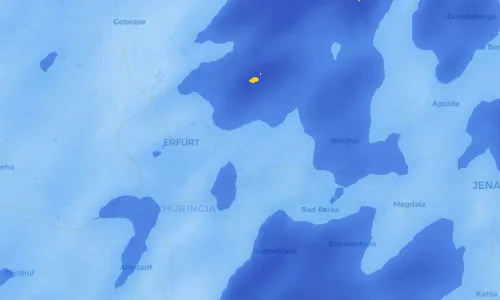 Regenradar Vorschaubild - Aktuelle Niederschläge in Mönchenholzhausen und Umgebung