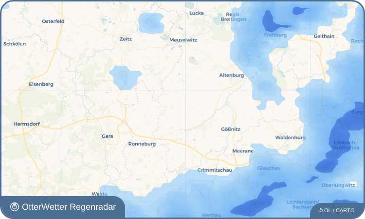 OtterWetter Regenradar-Widget Mohlis