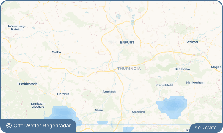 Widget-Vorschau für Molsdorf Wetter-Widget-Vorschau mit Vorhersagedaten für Molsdorf
