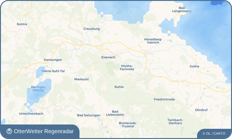 OtterWetter Regenradar-Widget Mosbach