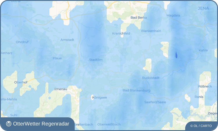 OtterWetter Regenradar-Widget Nahwinden