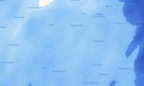 Regenradar Vorschaubild - Aktuelle Niederschläge in Naundorf und Umgebung