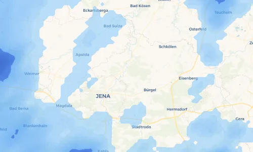 Regenradar Vorschaubild - Aktuelle Niederschläge in Naura und Umgebung