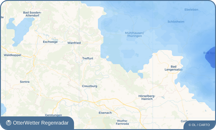 OtterWetter Regenradar-Widget Nazza