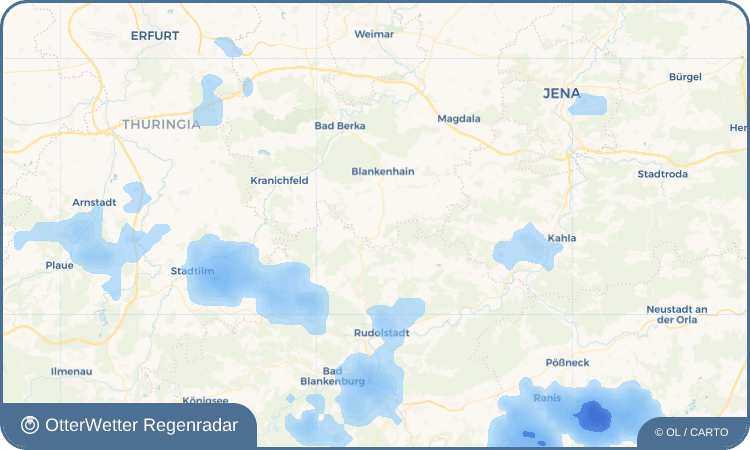 OtterWetter Regenradar-Widget Neckeroda