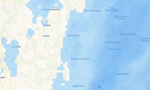 Regenradar Vorschaubild - Aktuelle Niederschläge in Neidhartshausen und Umgebung
