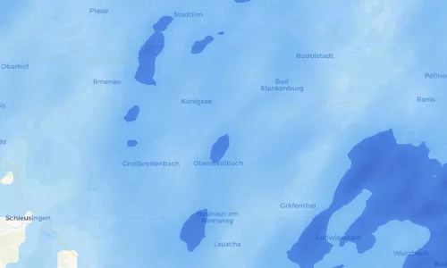 Regenradar Vorschaubild - Aktuelle Niederschläge in Neu-Leibis und Umgebung