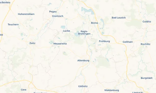 Regenradar Vorschaubild - Aktuelle Niederschläge in Neubraunshain und Umgebung