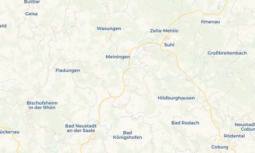 Regenradar Vorschaubild - Aktuelle Niederschläge in Neubrunn und Umgebung
