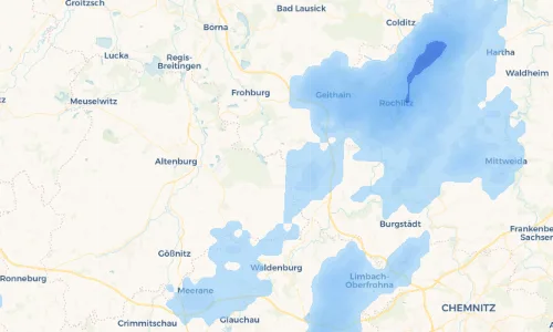 Regenradar Vorschaubild - Aktuelle Niederschläge in Neuenmörbitz und Umgebung