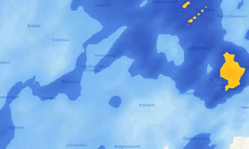 Regenradar Vorschaubild - Aktuelle Niederschläge in Neuhaus-Schierschnitz und Umgebung