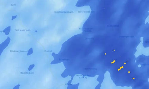 Regenradar Vorschaubild - Aktuelle Niederschläge in Neumannsgrund und Umgebung