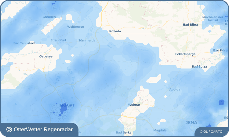 OtterWetter Regenradar-Widget Neumark