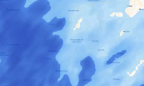 Regenradar Vorschaubild - Aktuelle Niederschläge in Neunhofen und Umgebung