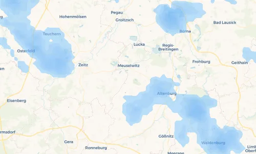 Regenradar-Vorschau: aktuelle Niederschläge in Neupoderschau und Umgebung