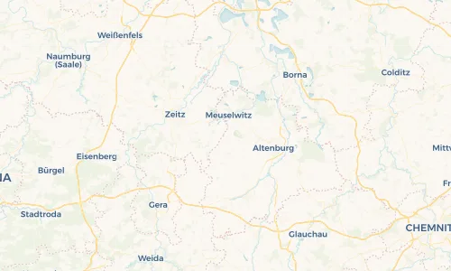 Regenradar Vorschaubild - Aktuelle Niederschläge in Neuposa und Umgebung